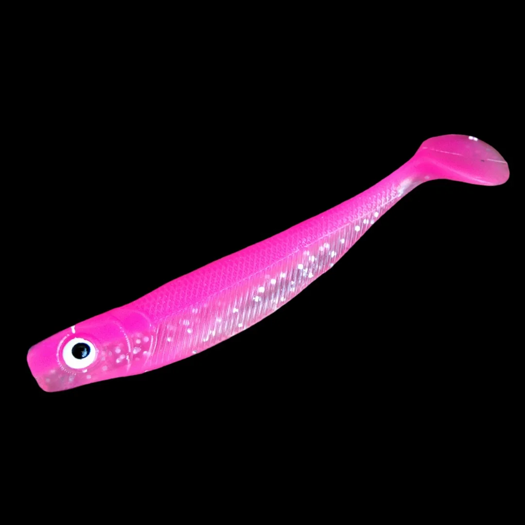 Swolfy-señuelos de pesca de 30 piezas, 6,5 cm, 2g, sábalo, t-tail, Pike Zander, ojos 3d, señuelos blandos, cebos artificiales para lubina, aparejos de pesca de mar - imagen 4