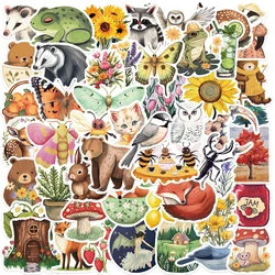 Pegatinas impermeables animales del bosque para decoración