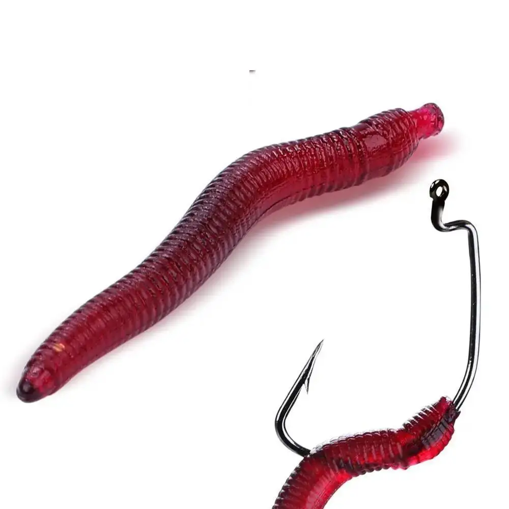 50-200 Uds señuelo de pesca suave simulación gusano 4cm 0,3g señuelos artificiales realistas olor a pescado señuelo de lubina aparejos de pesca