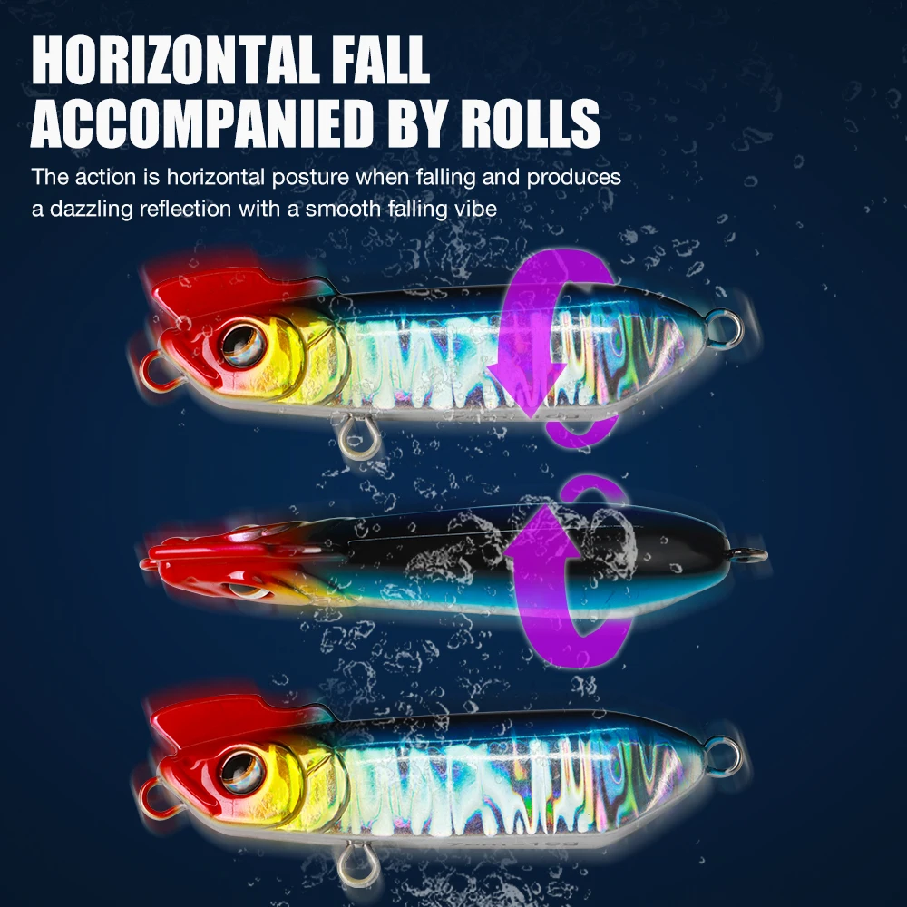 THORFORCE-señuelo de pesca Popper, cebo Artificial Wobbler, lubina, hundimiento, aparejos de pesca de agua salada - imagen 3