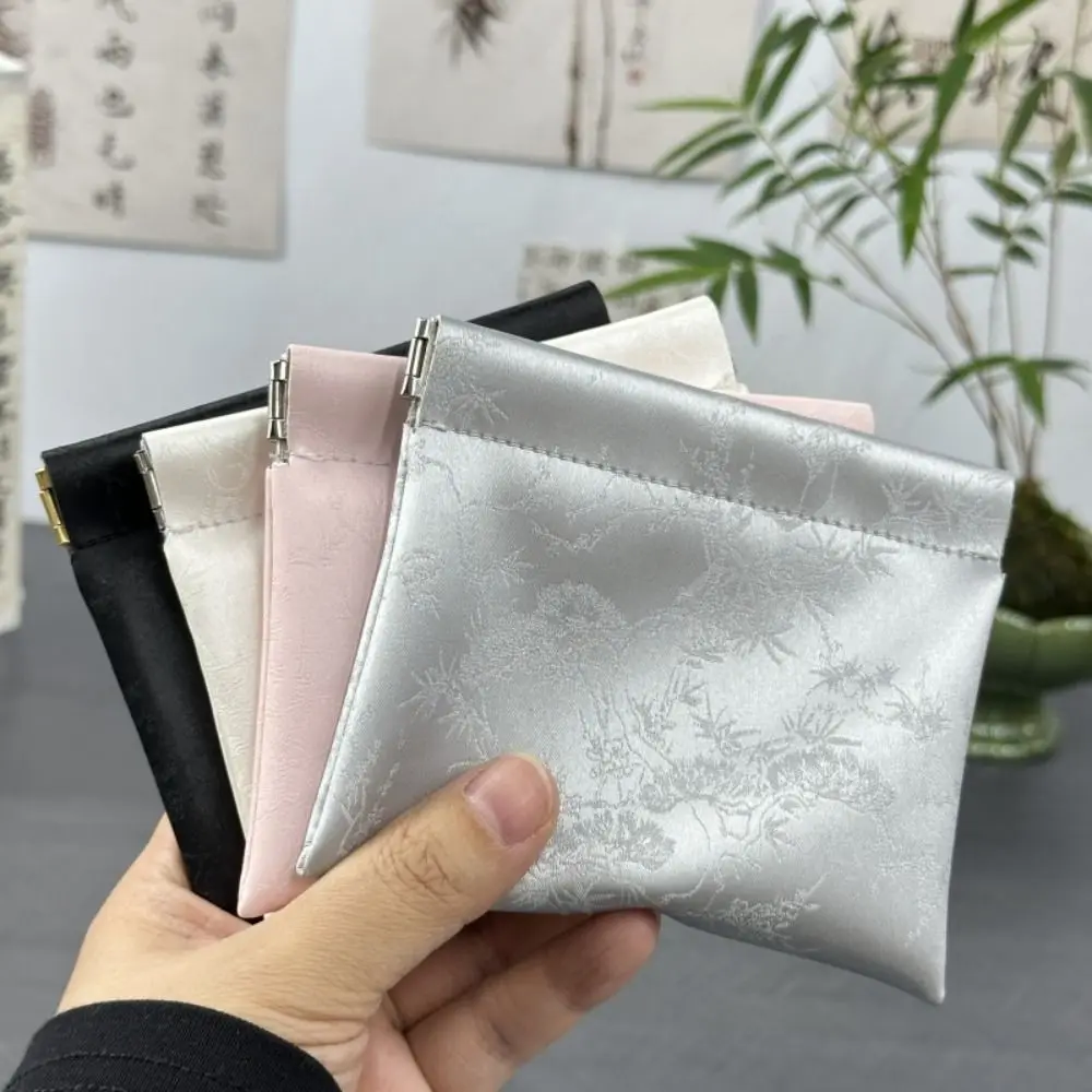 Mini bolsa de maquillaje para lápiz labial Simple, bolsa organizadora de cosméticos de viaje portátil, bolsas pequeñas con llaves de nailon para mujeres y niñas - imagen 2