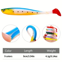 Wobbler Silicone Cola en T – Señuelo efectivo para pesca en agua salada y dulce