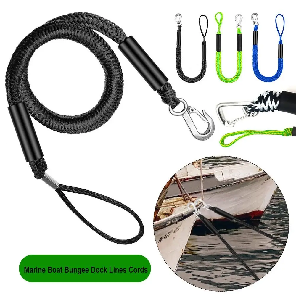 Nuevo 4FT Kayak barco Bungee elástico 3 colores embarcaciones mar Doos Jet Ski pontón barco eléctrico cuerda de amarre accesorios al aire libre - imagen 3