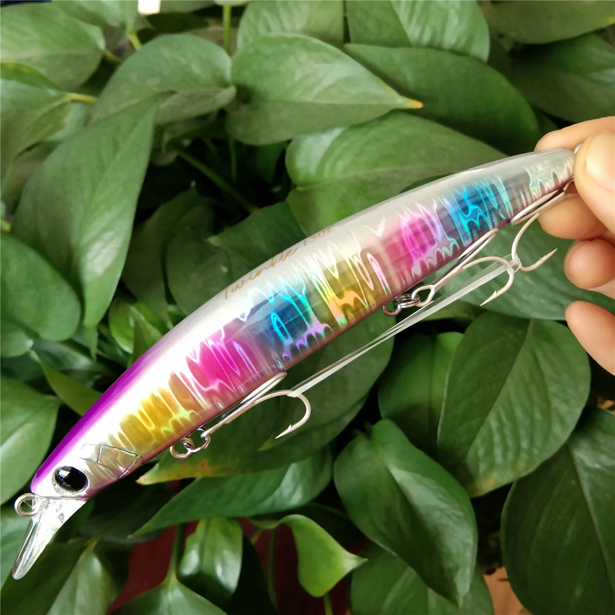 Señuelos de Pesca de 4 piezas, 130mm, 23g, TWINKLE 130F Minnow, Kit profesional Crankbait, 5 piezas, cebos de pesca novatos, adecuado para agregar caja de señuelos - imagen 3