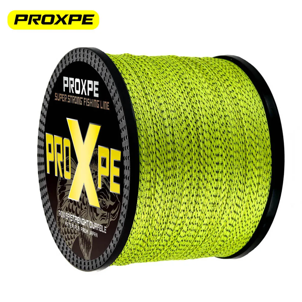 PROXPE-Hilo de pescar trenzado, hilo flotante de 8 hebras, multifilamento, resistente al desgaste, 165yds, 400yds, 730yds