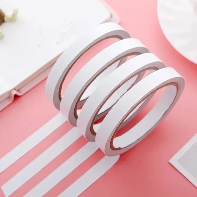 Cinta de doble cara blanca súper fuerte - Adhesivo para manualidades y cuadernos - imagen 2