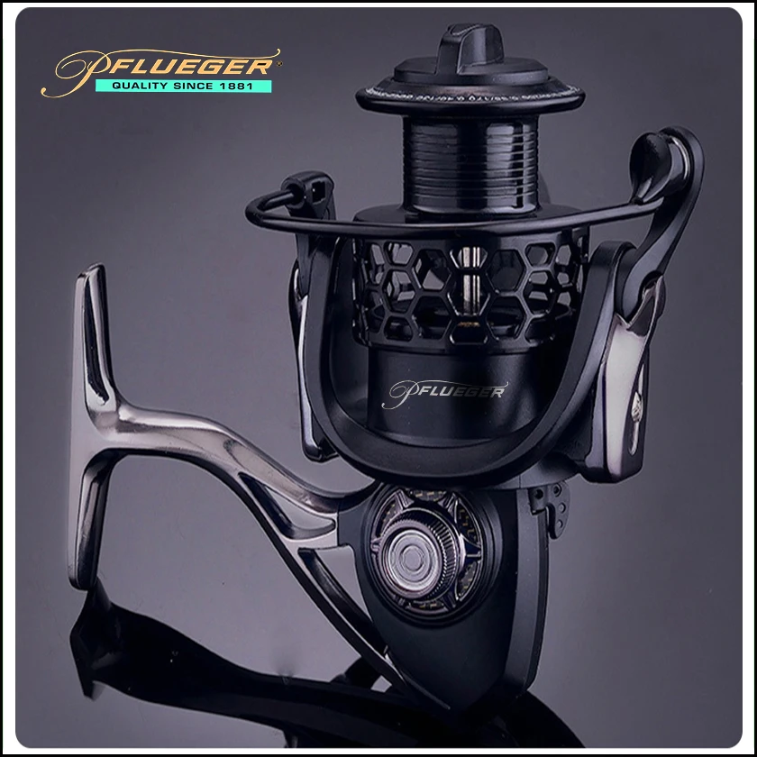 Pflueger-carrete de pesca de agua salada con arrastre máximo de 23KG, carrete grande resistente, engranaje de Metal, rodamiento de alta velocidad