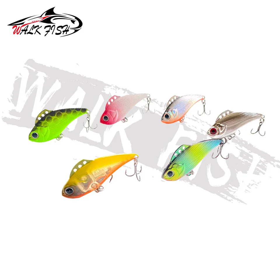 WALK FISH Señuelos de Pesca VIB, cebos duros artificiales con vibración que se hunde, 40mm, 4g, Crankbaits, aparejos de pesca de sal helada de invierno, Wobblers - imagen 2