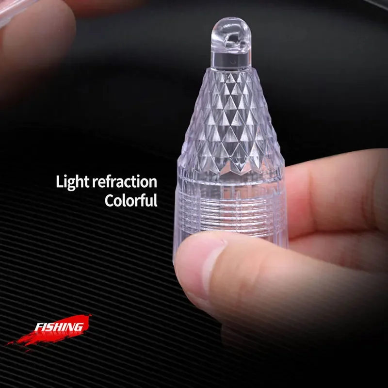 Luz LED de pesca nocturna con Flash de caída profunda, señuelo de calamar, lámpara subacuática de señuelo de pesca de aguas profundas con batería, herramientas de pesca - imagen 5