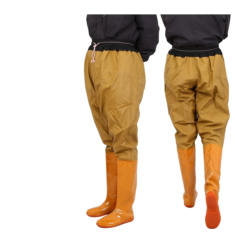 Pantalones de caza impermeables y gruesos para hombre, botas de pesca resistentes al desgaste, transpirables, para vadear la parte inferior del cuerpo - imagen 4