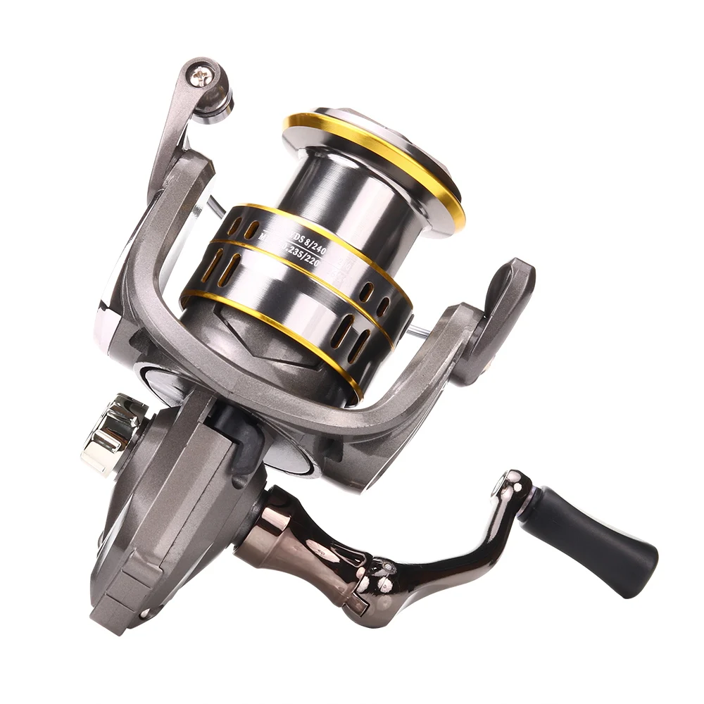 JOSBY-carrete de pesca giratorio 800-6000, rueda de alimentador, carrete de Metal, Surfcasting, carrete de agua salada, accesorios de bobinas giratorias de carpa - imagen 4