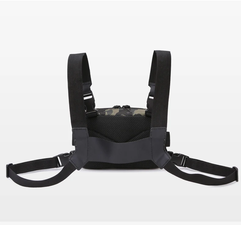 Este arnés táctico está diseñado para soluciones de transporte versátiles y cómodas