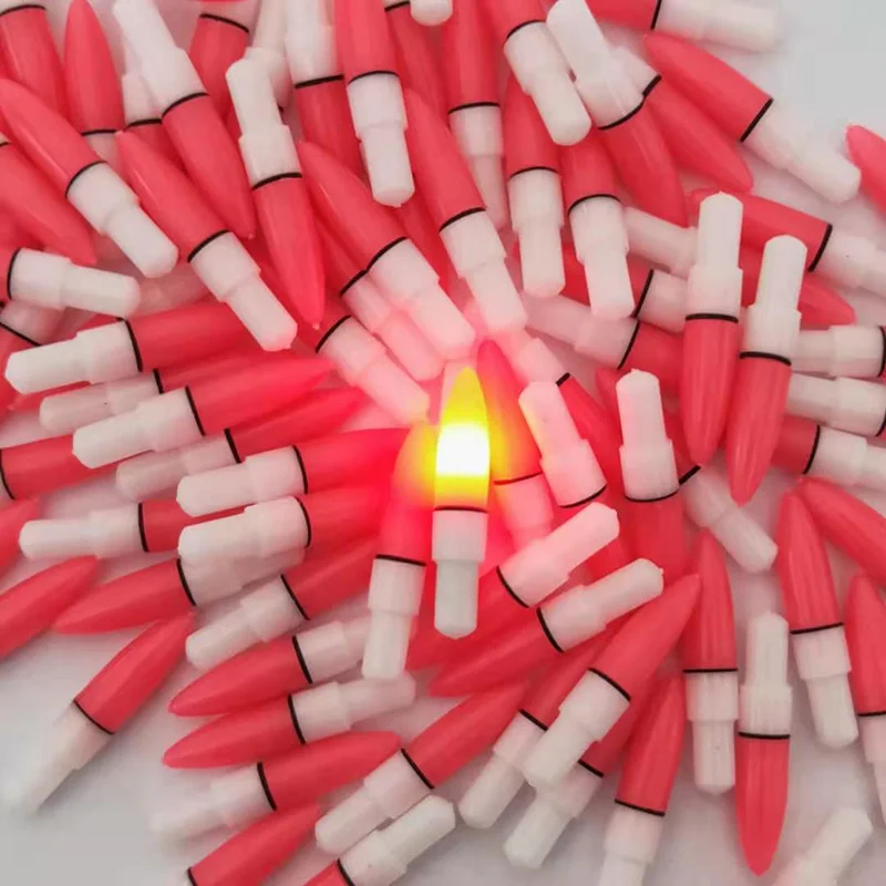 5 unids/lote palo de luz verde/rojo funciona con batería CR311 accesorio para flotadores luminosos aparejos de pesca ligeros J488 - imagen 4