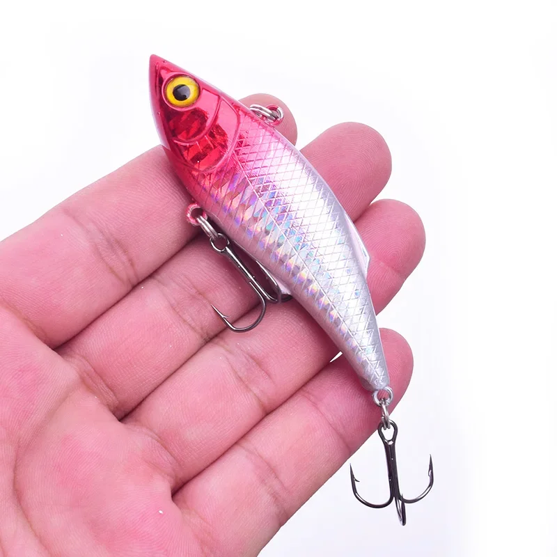 Señuelo de pesca VIB, 7,5 cm, 9,5g, cebo duro Artificial, ojos 3D, Wobblers de plástico, Crankbait para lubina, aparejos de pesca de invierno, 1 ud. - imagen 3