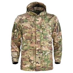 M65 Chaqueta de pesca camuflaje hombre – Resistente y cómoda