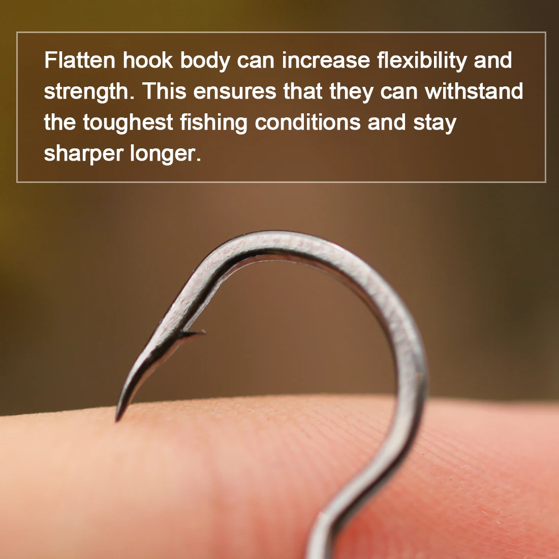 FishTrip Flipping Hook for Bass Fishing, Fishing Hook Super Death Carp Fishing Hook Freshwaterd Hook - imagen 3