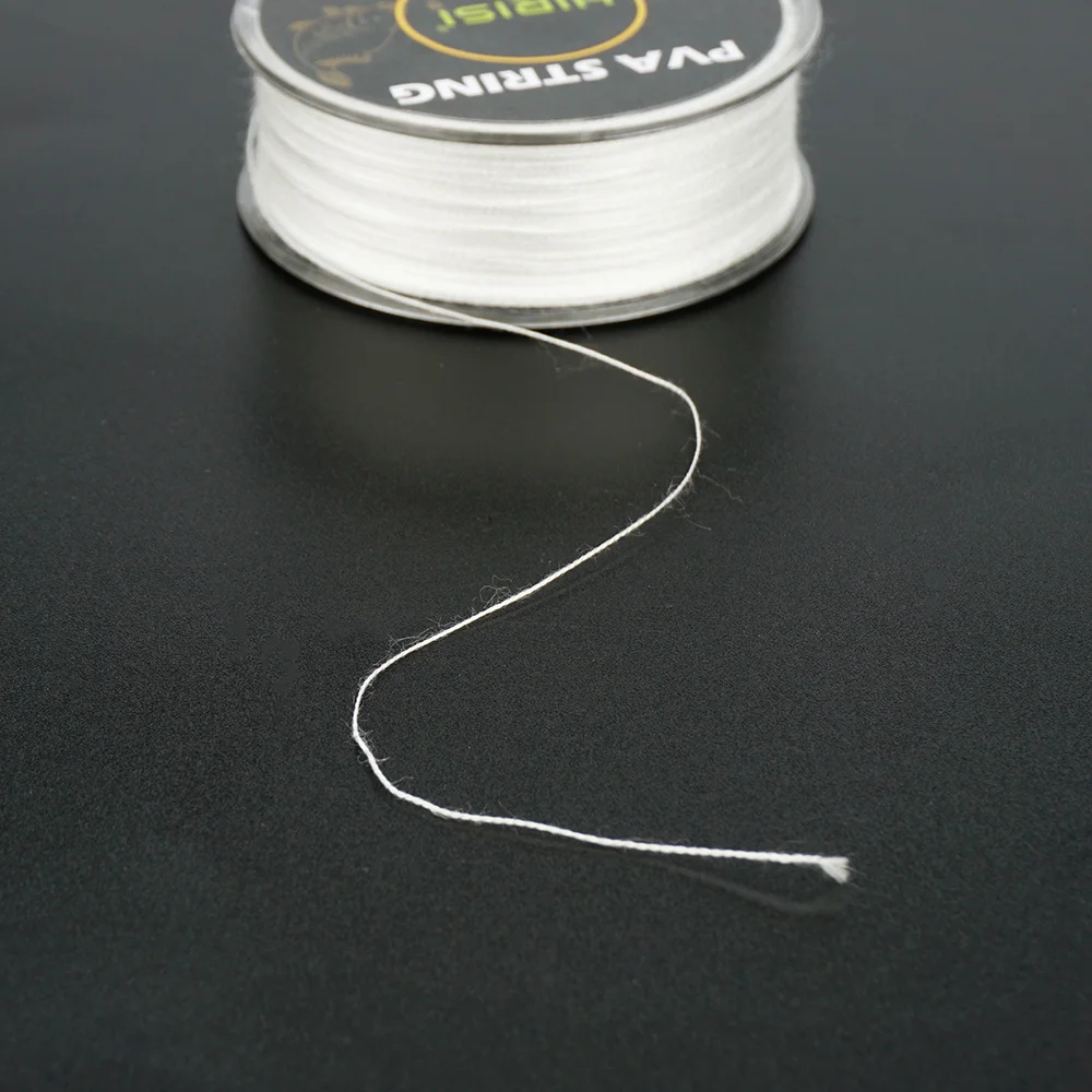 Hirisi-rollo de cuerda PVA para pesca de carpa, 100m, disuelve para pesca de carpa, Boilie y cebo de pesca de carpa, accesorios de pesca - imagen 5