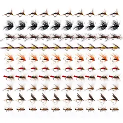 Kit de moscas de pesca Goture – Secas, húmedas, serpentinas y ninfas