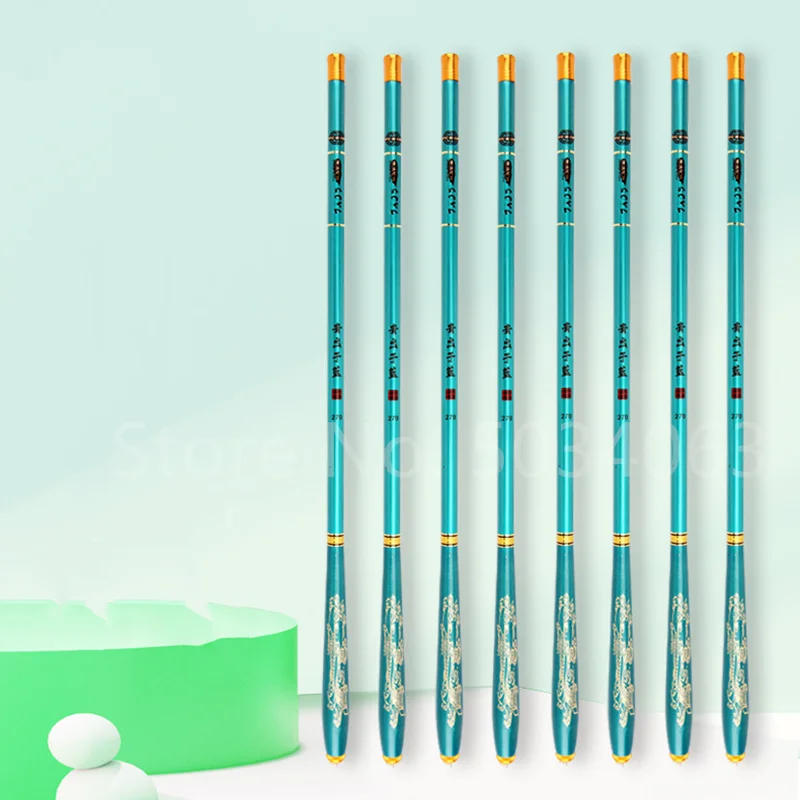 Caña de pescar Manual de fibra de carbono dura ultraligera, caña de pescar telescópica de alta calidad, Arroyo 1,5 m, 1,8 m, 2,1 m, 2,4 m, 3,6 m - imagen 3