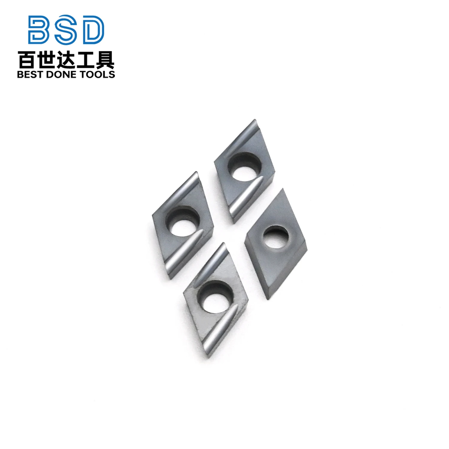 10 Uds DCMT070202-ER insertos de torneado de carburo cuchillas de corte de torno CNC para procesamiento de acero y acero inoxidable - imagen 2