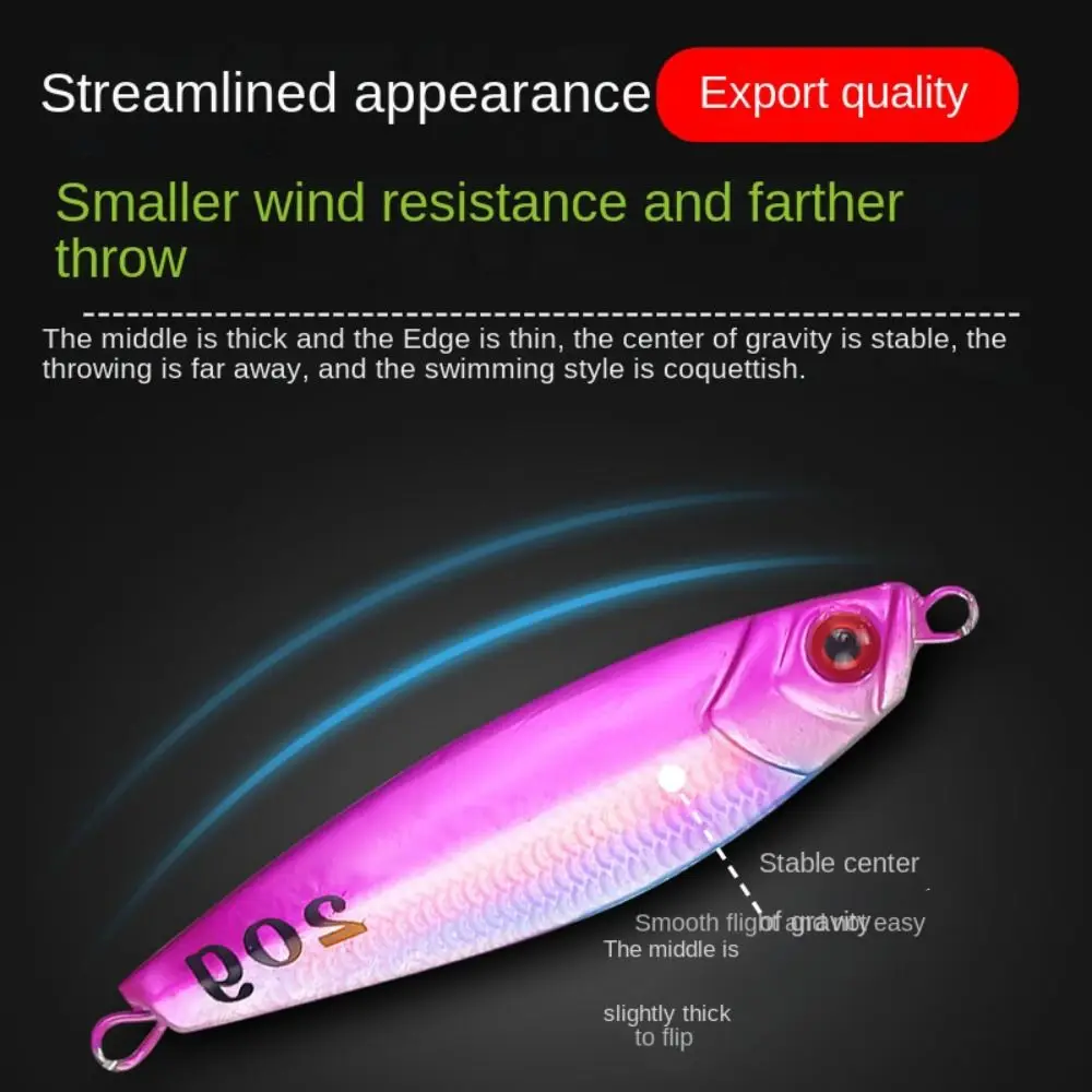 Juego de señuelos de cuchara de plantilla fundida de Metal, 1 piezas, anzuelo de fundición, cebo volador, cebo Artificial duro - imagen 2