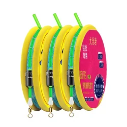 Conjunto sedal nailon súper fuerte con giratoria y soporte flotador