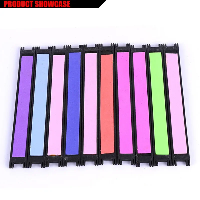 Placa de sedal de pesca de espuma EVA, tablero de línea de bobinado de pesca de 12cm, señuelo de carpa, líder de alambre, caja de aparejos de pesca giratoria, 5 uds. - imagen 5