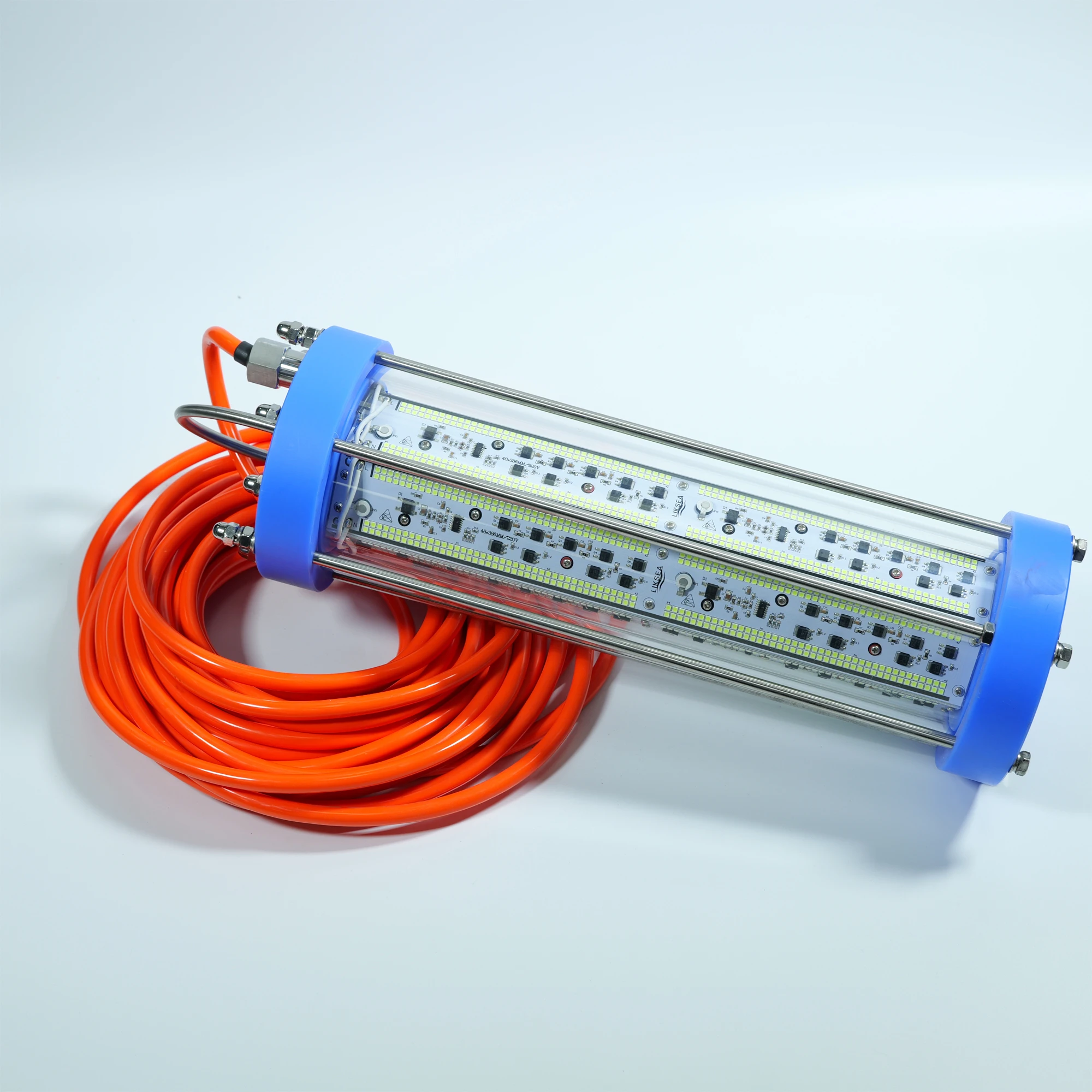 Luz de pesca submarina Pinboer 2000W AC220V 240000 Lámpara LED sumergible verde LM de alta potencia con brillo regulable opcional - imagen 5