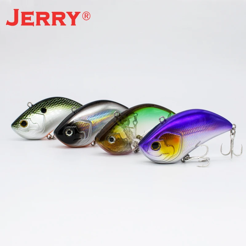 Jerry 55mm vibración hundimiento traqueteo VIB señuelo de pesca Lipless Crankbait Artificial cebo duro Deep Running Pike Bass - imagen 5