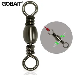 50 Uds. Conector rodante de rodamiento de acero inoxidable, barril giratorio, aparejos de señuelo, herramienta de conexión, accesorios de Pesca