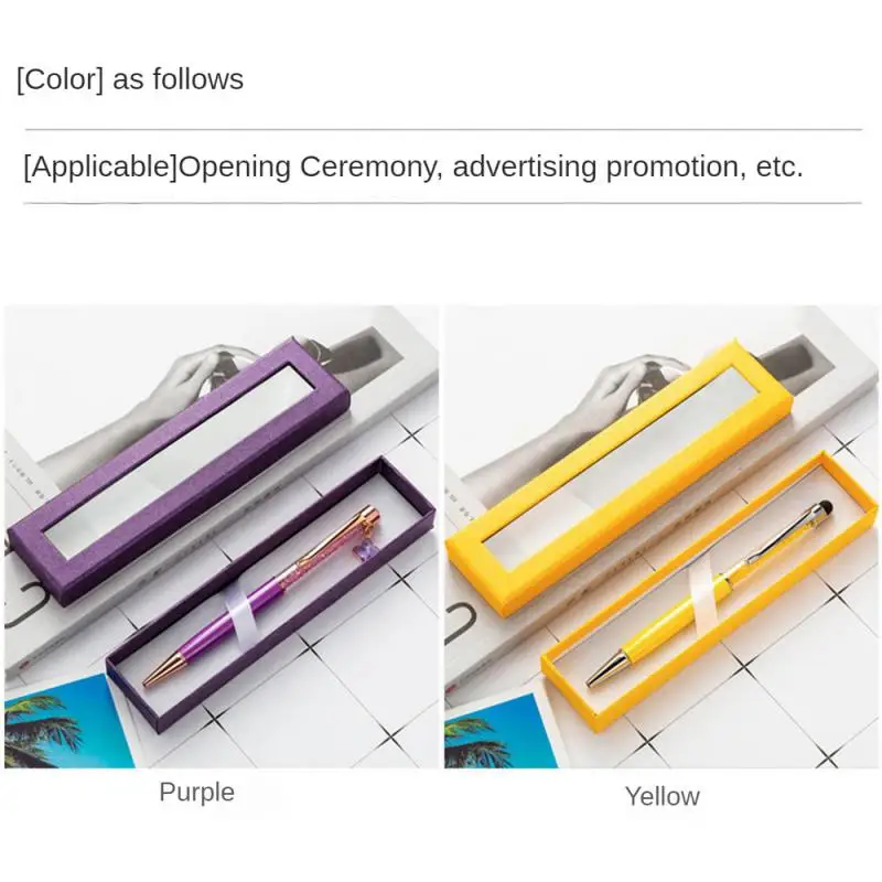 Caja de lápices creativa, bonita y práctica, diseño bonito, textura Interior de moda, caja de bolígrafos Simple delicada - imagen 3