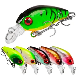 1 Uds Señuelos de pesca Minnow hundimiento Wobbler Fishig carpa cebo duro Bait4.5cm5g Artificial Crankbait Jerk cebo aparejos de pesca