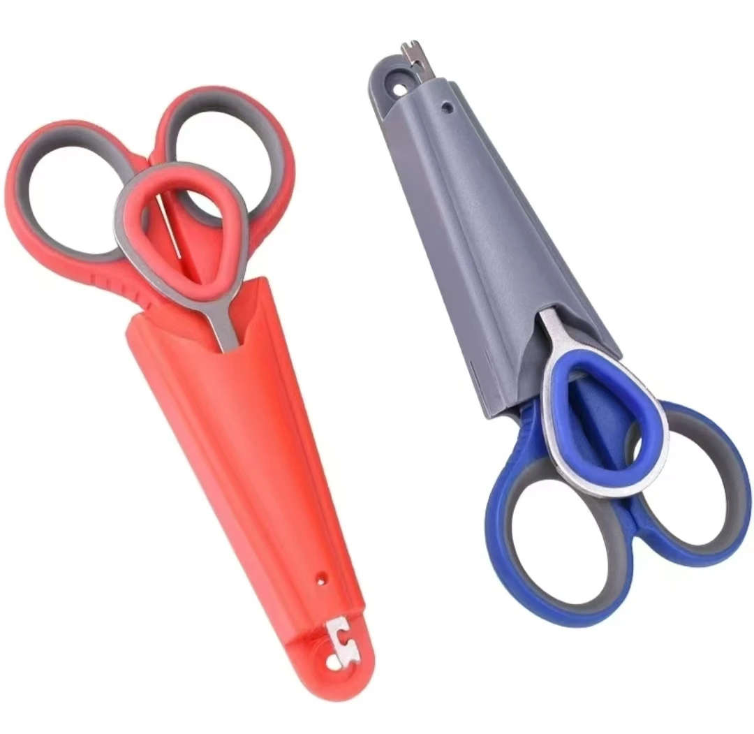 Tijeras acero inoxidable pesca – corte trenzado, PE y señuelos - imagen 3