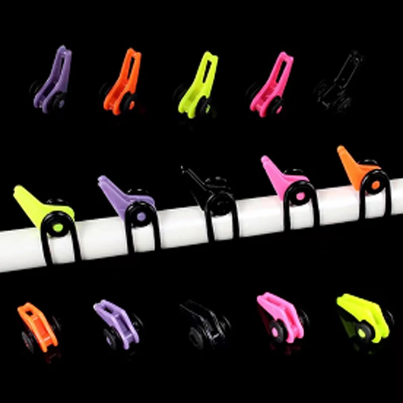 TAKEDO 10 unids/bolsa caña de pescar de plástico señuelo gancho Keeper para Lockt cebo mosca carpa aparejos de pesca para colgar señuelo gancho titular - imagen 3