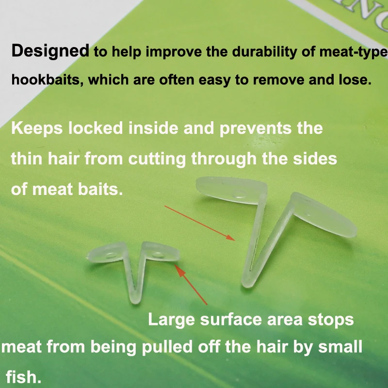 5 piezas de aparejos de pesca de carpa, aparejo de pelo, Boilie, topes de taladro de cebo, tapón en V, accesorios de pesca - imagen 4