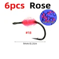 6pcs Rose
