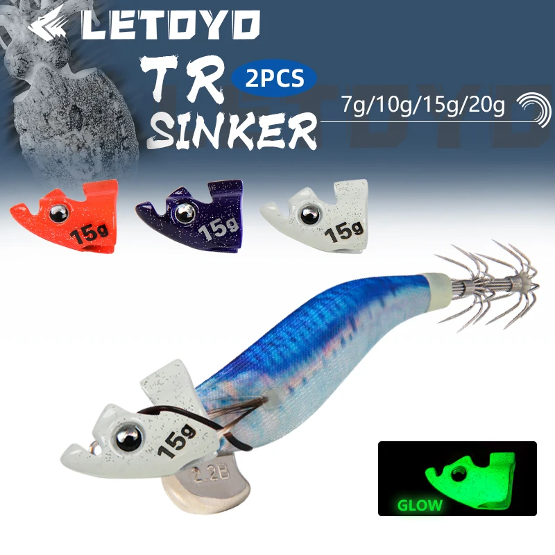 LETOYO Señuelo Luminoso EGI para Calamar - imagen 2