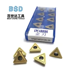 TPMT16T312R-23 Insertos de carburo OEM personalizables para herramienta de corte de torno herramienta de torneado al por mayor con soporte