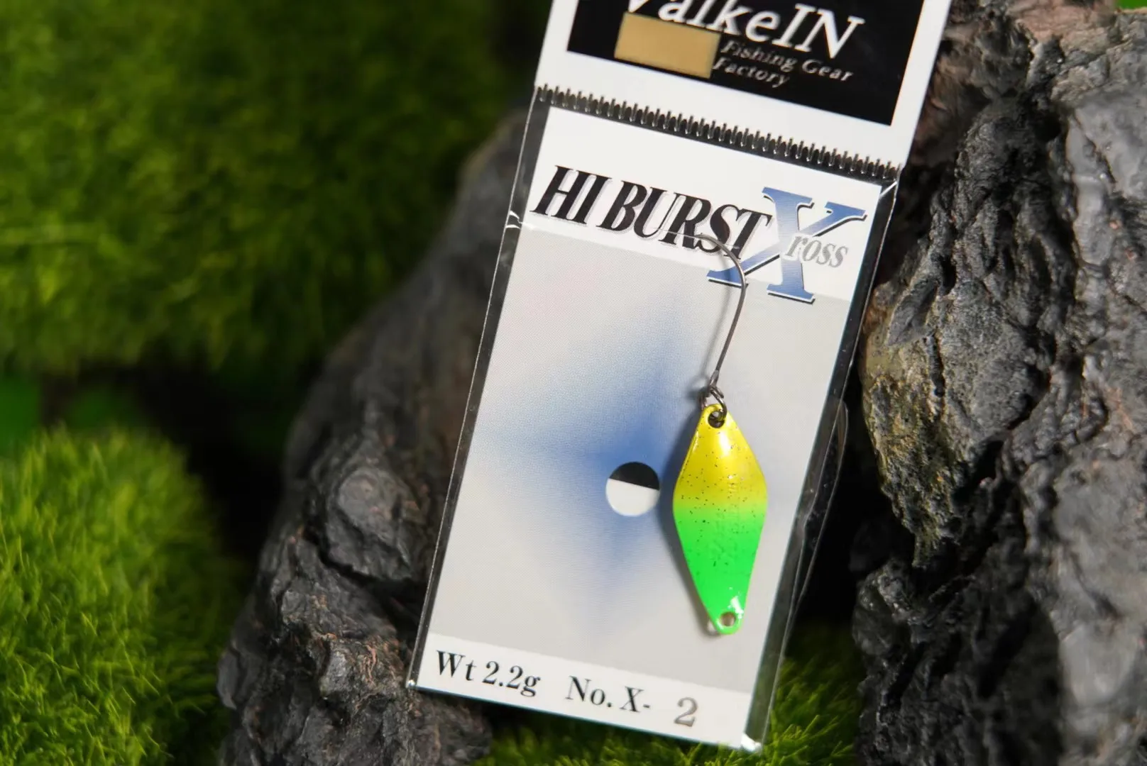 VALKEIN-Cebo japonés HI BURST X-ROSS, 2,2g, trucha, hojalata, lentejuelas - imagen 2