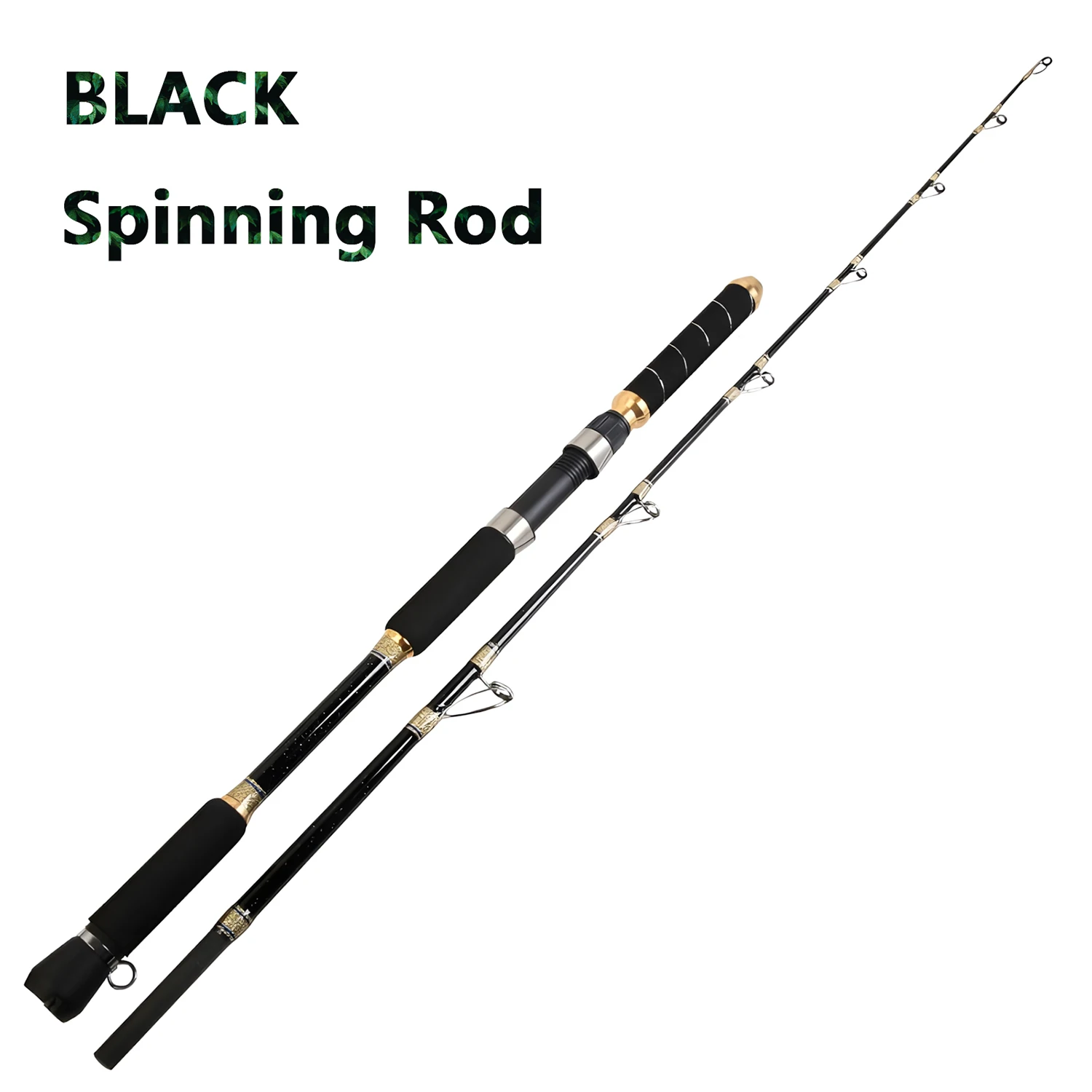 Black Spinning Rod