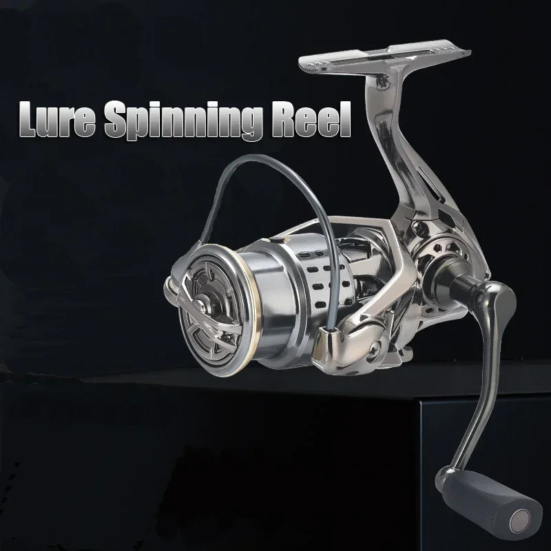 Carretes de pesca totalmente metálicos, carrete giratorio, carrete de Metal 5,2: 1BB, rodamientos de bolas, carrete de pesca 1000-3000, taza de línea de Metal, aparejos de mar - imagen 5