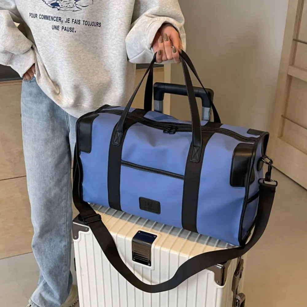 Bolsa deportiva con separación de ropa seca y húmeda, bolso de viaje duradero impermeable, bolso de hombro de nailon de gran capacidad - imagen 2