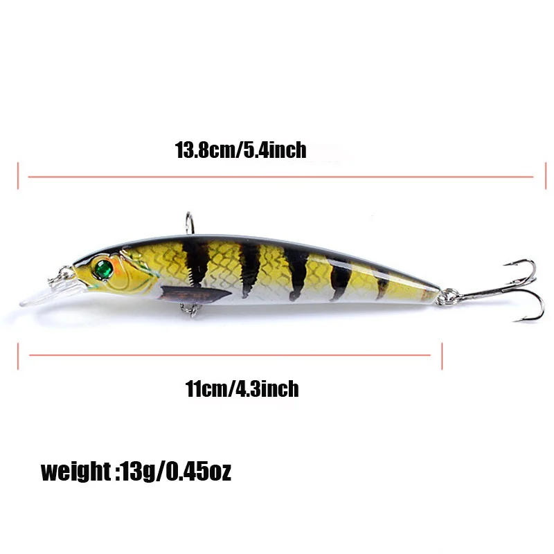 Señuelo minnow colorido para pesca - imagen 3