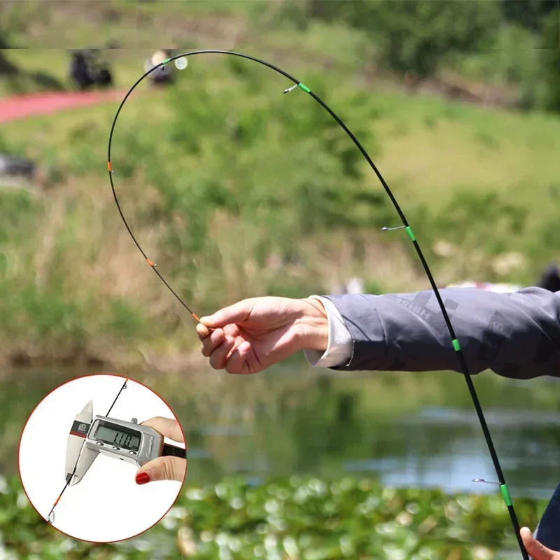 Caña spinning ultraligera carbono 2-8g – Giratoria UL para señuelo - imagen 4