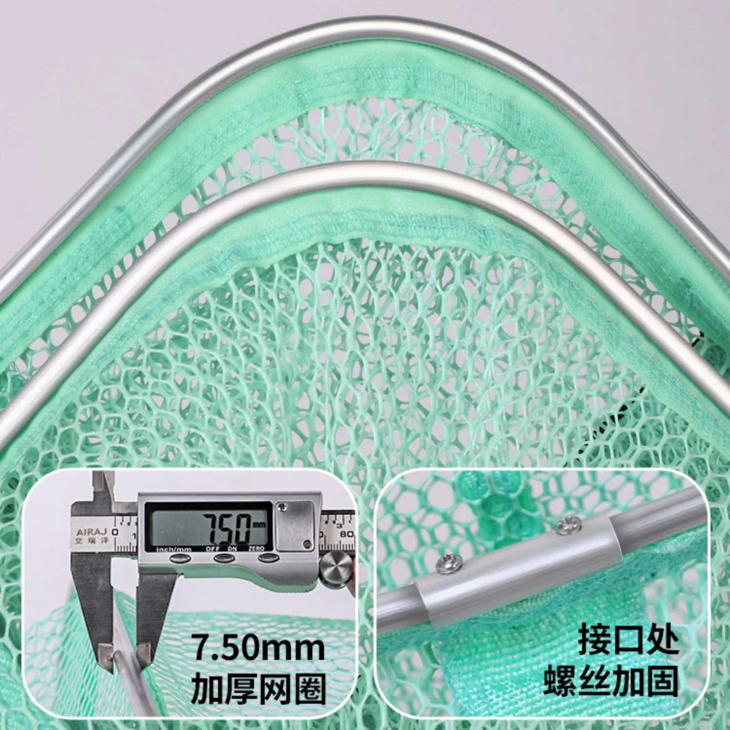 Red de pesca plegable portátil, bolsa de nailon duradera para peces vivos, bolsa larga Universal de secado rápido, accesorios de pesca al aire libre de malla para peces - imagen 5