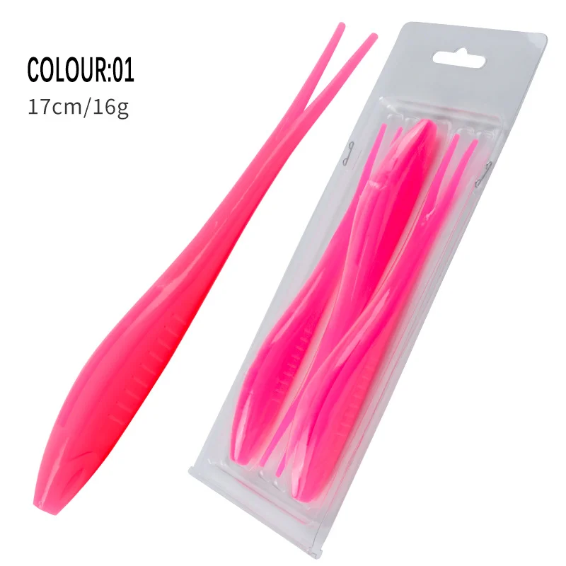Señuelo Swimbait flotante TPR – Cola bifurcada en V con brillo - imagen 4