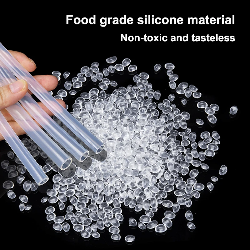 Manguera de bomba peristáltica transparente de 1 - 10M ID 0,5mm ~ 25,4mm tubo de agua de silicona de grado alimenticio transparente no tóxico de alta temperatura - imagen 5