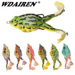 Señuelo rana de silicona con hélice para lubina topwater