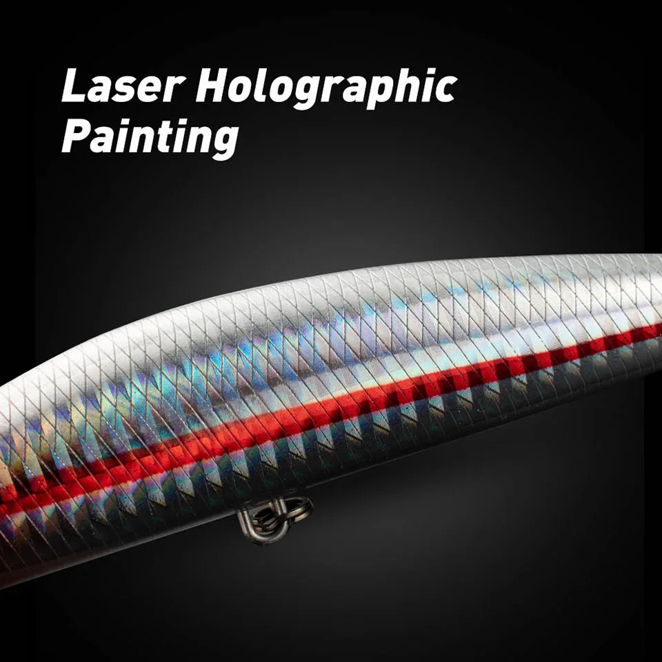 WALK FISH-Señuelos de Pesca de pececillos, 1 piezas, 13cm, 40g, 15cm, 60g, cebo duro Artificial - imagen 5