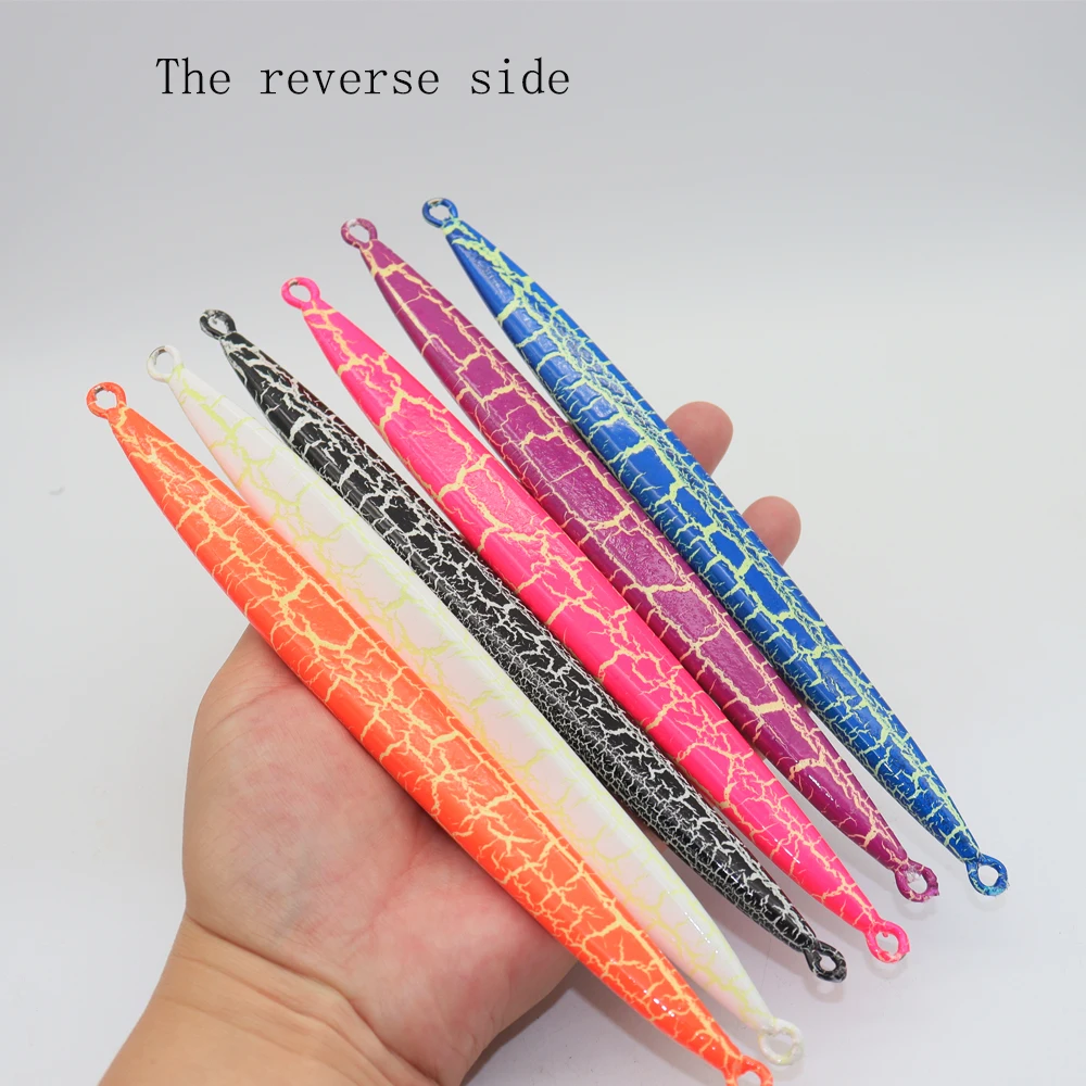 VOLIN-señuelo de pesca de Metal Nanyou, anzuelo grande de hierro, 80g, 100g, 120g, señuelo duro, plateado - imagen 3